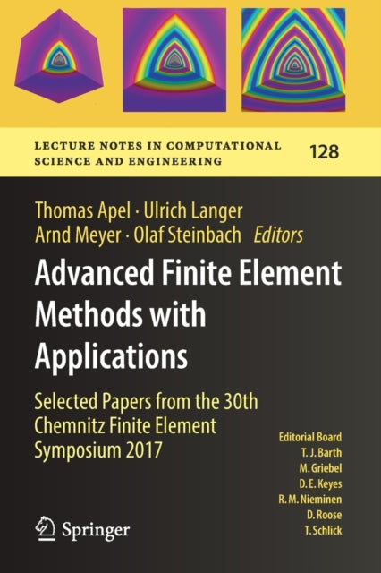 Book cover of: Advanced Finite Element Methods with Applications. By: Thomas Apel