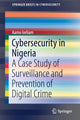 Book cover of: Cybersecurity in Nigeria. By: Aamo Iorliam