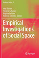 Book cover of: Empirical Investigations of Social Space. By: Jörg Blasius