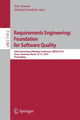 Book cover of: Requirements Engineering: Foundation for Software Quality. By: Eric Knauss