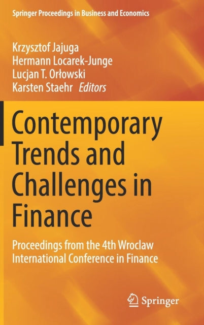 Book cover of: Contemporary Trends and Challenges in Finance. By: Krzysztof Jajuga