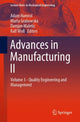 Book cover of: Advances in Manufacturing II. By: Adam Hamrol