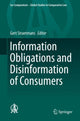 Book cover of: Information Obligations and Disinformation of Consumers. By: Gert Straetmans
