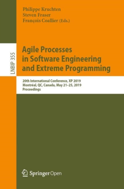 Book cover of: Agile Processes in Software Engineering and Extreme Programming. By: Philippe Kruchten