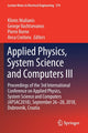 Book cover of: Applied Physics, System Science and Computers III. By: Klimis Ntalianis