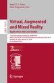Book cover of: Virtual, Augmented and Mixed Reality. Applications and Case Studies. By: Jessie Y.C. Chen