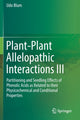 Book cover of: Plant-Plant Allelopathic Interactions III. By: Udo Blum