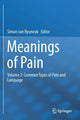 Book cover of: Meanings of Pain. By: Simon van Rysewyk