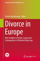 Book cover of: Divorce in Europe. By: Dimitri Mortelmans