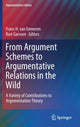Book cover of: From Argument Schemes to Argumentative Relations in the Wild. By: Frans H. van Eemeren