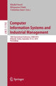 Book cover of: Computer Information Systems and Industrial Management. By: Khalid Saeed