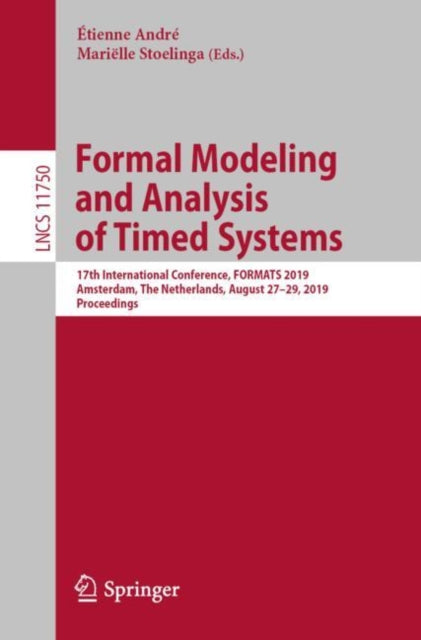 Book cover of: Formal Modeling and Analysis of Timed Systems. By: Étienne André