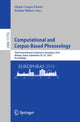 Book cover of: Computational and Corpus-Based Phraseology. By: Gloria Corpas Pastor