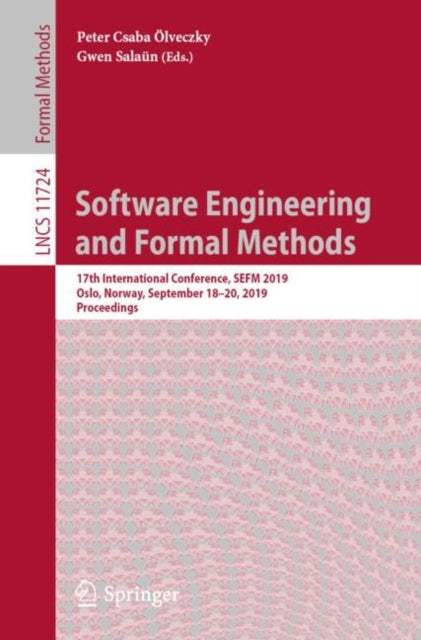 Book cover of: Software Engineering and Formal Methods. By: Peter Csaba Ölveczky