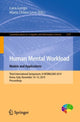 Book cover of: Human Mental Workload: Models and Applications. By: Luca Longo