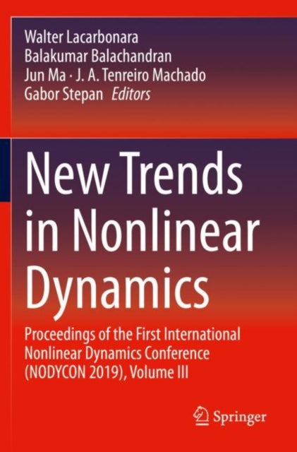 Book cover of: New Trends in Nonlinear Dynamics. By: Walter Lacarbonara