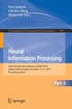 Book cover of: Neural Information Processing. By: Tom Gedeon