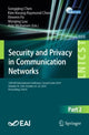 Book cover of: Security and Privacy in Communication Networks. By: Songqing Chen