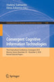 Book cover of: Convergent Cognitive Information Technologies. By: Vladimir Sukhomlin