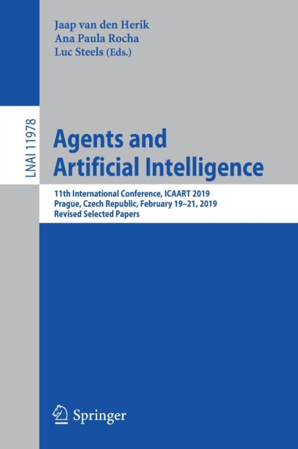 Book cover of: Agents and Artificial Intelligence. By: Jaap van den Herik