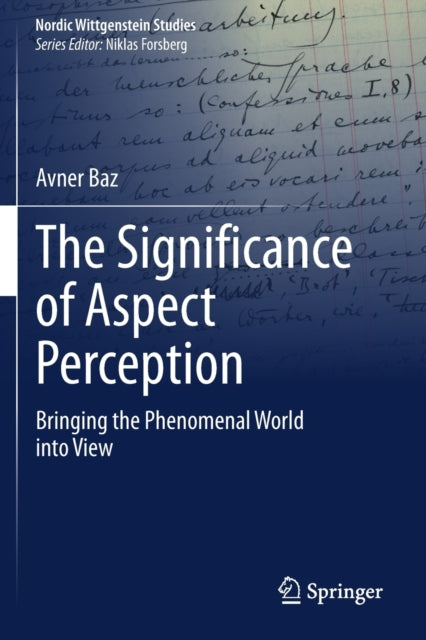 Book cover of: Significance of Aspect Perception. By: Avner Baz