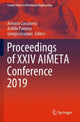 Book cover of: Proceedings of XXIV AIMETA Conference 2019. By: Antonio Carcaterra