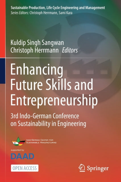 Book cover of: Enhancing Future Skills and Entrepreneurship. By: Kuldip Singh Sangwan