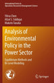 Book cover of: Analysis of Environmental Policy in the Power Sector. By: Yihsu Chen