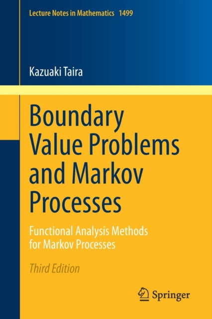 Book cover of: Boundary Value Problems and Markov Processes. By: Kazuaki Taira