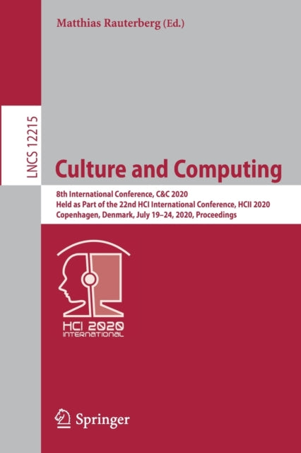 Book cover of: Culture and Computing. By: Matthias Rauterberg