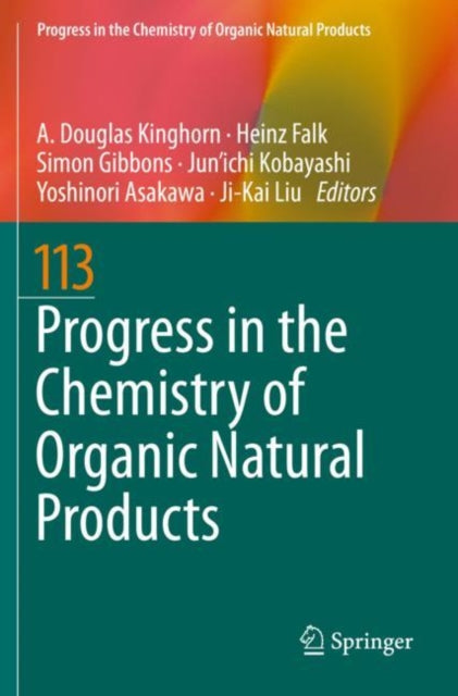Book cover of: Progress in the Chemistry of Organic Natural Products 113. By: A. Douglas Kinghorn