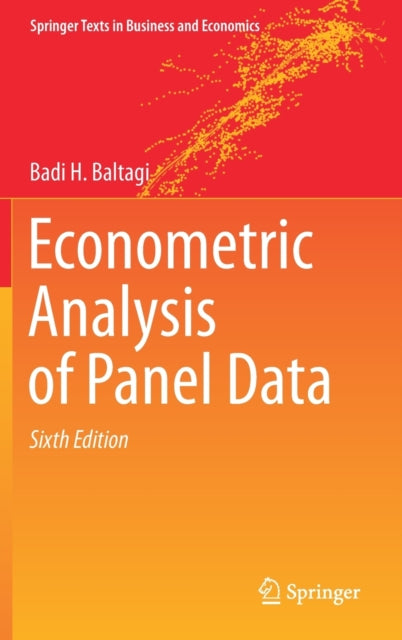 Book cover of: Econometric Analysis of Panel Data. By: Badi Baltagi