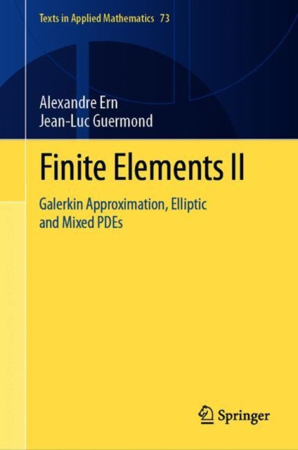 Book cover of: Finite Elements II. By: Alexandre Ern