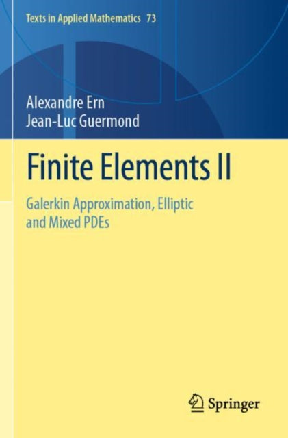 Book cover of: Finite Elements II. By: Alexandre Ern