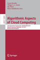 Book cover of: Algorithmic Aspects of Cloud Computing. By: Ivona Brandic