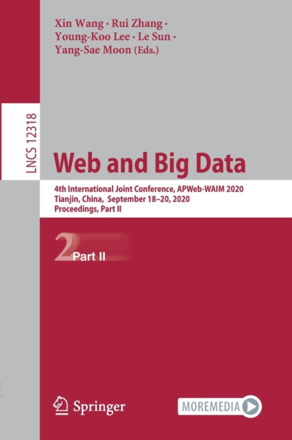 Book cover of: Web and Big Data. By: Xin Wang