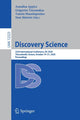 Book cover of: Discovery Science. By: Annalisa Appice