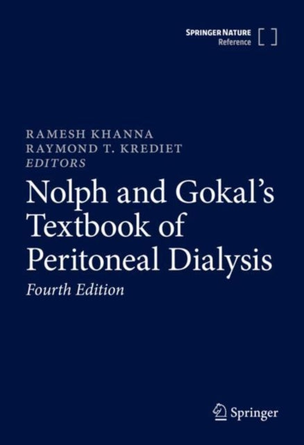 Book cover of: Nolph and Gokal's Textbook of Peritoneal Dialysis. By: Ramesh Khanna