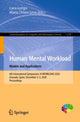 Book cover of: Human Mental Workload: Models and Applications. By: Luca Longo
