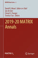 Book cover of: 2019-20 MATRIX Annals. By: David R. Wood