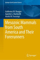 Book cover of: Mesozoic Mammals from South America and Their Forerunners. By: Guillermo Rougier