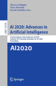 Book cover of: AI 2020: Advances in Artificial Intelligence. By: Marcus Gallagher