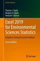 Book cover of: Excel 2019 for Environmental Sciences Statistics. By: Thomas J. Quirk