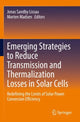 Book cover of: Emerging Strategies to Reduce Transmission and Thermalization Losses in Solar Cells. By: Jonas Sandby Lissau