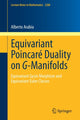 Book cover of: Equivariant Poincare Duality on G-Manifolds. By: Alberto Arabia