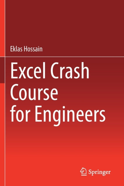 Book cover of: Excel Crash Course for Engineers. By: Eklas Hossain