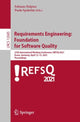 Book cover of: Requirements Engineering:  Foundation  for Software Quality. By: Fabiano Dalpiaz