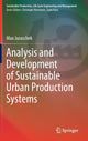 Book cover of: Analysis and Development of Sustainable Urban Production Systems. By: Max Juraschek
