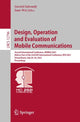 Book cover of: Design, Operation  and Evaluation of  Mobile Communications. By: Gavriel Salvendy