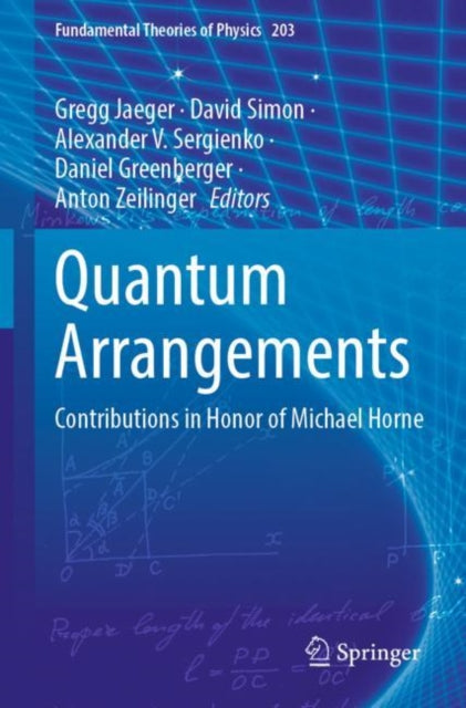 Book cover of: Quantum Arrangements. By: Gregg Jaeger